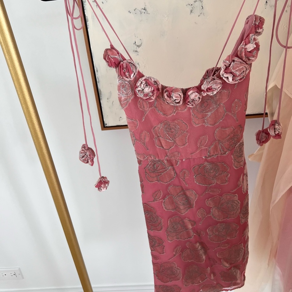 For Love And Lemons Raya Mini Dress Size Medium - Picture 5 of 9